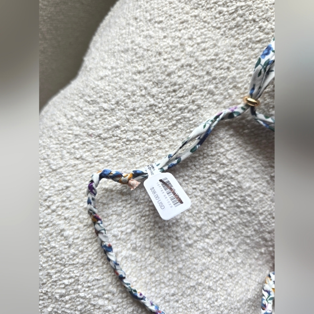 Ariana Ost (@ Free People), The Era Strand Necklace, Blue/White/Shell -NEW!!! - Picture 11 of 11